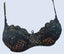 ALLURE, HAWAII - FOR PETITES - BLACK LACE PADDED PUSH UP BRA