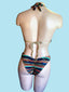 LAU DE LA - Classic Triangle Top - Latin Bottom Bikini with spectacular embellishment and style