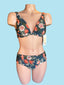 LAU DE LA - Sporty Halter Top and Modified Boyleg Full Coverage Bottom Bikini