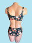LAU DE LA - Sporty Halter Top and Modified Boyleg Full Coverage Bottom Bikini