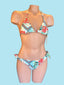 LAU DE LA - Triangle Top - American Fit Ruched Tab Tie Side Bottom