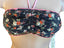 LAU DE LA - Strapless Bandeau Top and Full Coverage Bottom Embroidered Black/ Floral Bikini