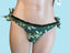 LA DE LAU Fixed Triangle Sports Top with Tie Side American Fit Bottom Bikini