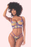 MAPALE LINGERIE - Two Piece Set - UW Bra Top and Strappy Thong Bottom