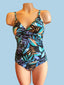 LEILANI - Shirred One Piece Swimsuit