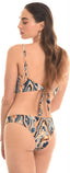 MYSTICAL SWIMWEAR - Blue Marble Crop Top UW Bikini