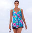 SHAPE SOLVER - Flyaway Tankini Top - Hidden Garden